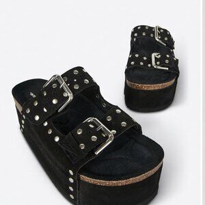 Intentionally Blank Platform Sandals (Free People) NWT